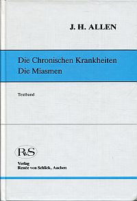 Allen, Die chronischen Krankheiten, die Miasmen. (Umschlag)