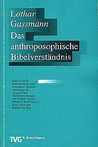 Gassmann, Das anthroposophische Bibelverständnis. (Umschlag)