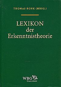 Bonk, Lexikon der Erkenntnistheorie. (Umschlag)