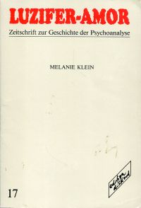 Melanie Klein. (Umschlag)