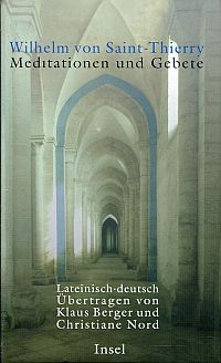 Wilhelm von Saint-Thierry: Meditationen und Gebete. (Umschlag)