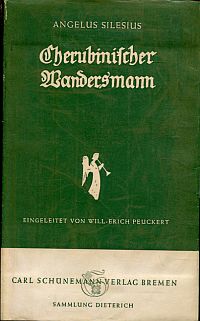 Angelus: Cherubinischer Wandersmann. (Umschlag)