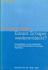 Annäherungen: Edzard Schaper wiederentdeckt? (Umschlag)