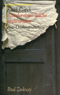 Capek, Aus der einen Tasche in die andere. (Umschlag)