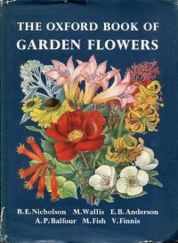 Anderson, The Oxford book of garden flowers. (Umschlag)
