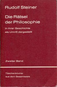 Steiner, Die Rätsel der Philosophie. (Umschlag)