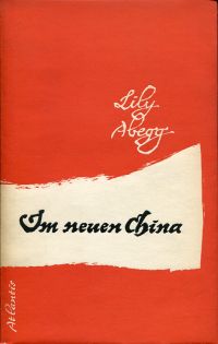 Abegg, Im neuen China. (Umschlag)