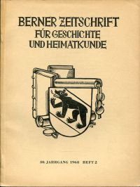 Nussbaum, Kleine Medizinalgeschichte Berns. (Umschlag)