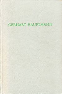 Gerhart Hauptmann. (Umschlag)