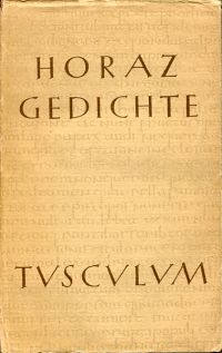 Horatius Flaccus, Die Gedichte des Horaz. (Umschlag)