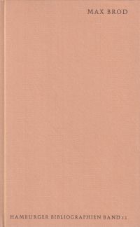 Kayser, Max Brod. (Umschlag)