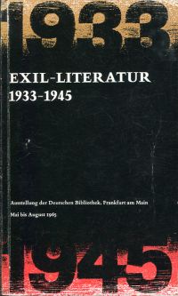 Berthold, Exil-Literatur 1933 - 1945. (Umschlag)