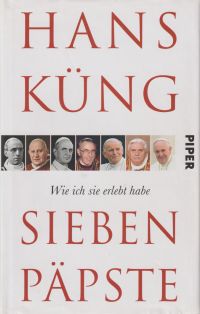 Küng, Sieben Päpste. (Umschlag)
