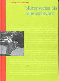 Widmer, Blütenweiss bis rabenschwarz. (Umschlag)