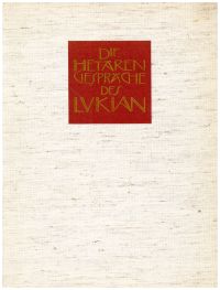 Lukian: Die Hetärengespräche. (Umschlag)