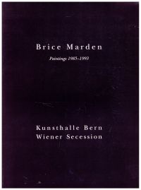 Brice Marden. (Umschlag)