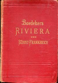 Baedeker, Die Riviera. (Umschlag)