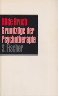 Bruch, Grundzüge der Psychotherapie. (Umschlag)