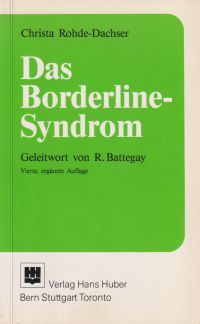Rohde-Dachser, Das Borderline-Syndrom. (Umschlag)