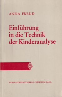 Freud, Einführung in die Technik der Kinderanalyse. (Umschlag)