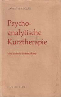 Malan, Psychoanalytische Kurztherapie. (Umschlag)
