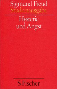 Freud, Hysterie und Angst. (Umschlag)