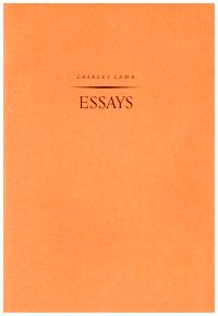 Lamb, Essays. (Umschlag)