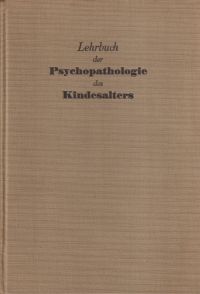 Benjamin, Lehrbuch der Psychopathologie des Kindesalters. (Umschlag)