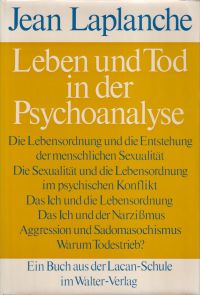 Laplanche, Leben und Tod in der Psychoanalyse. (Umschlag)
