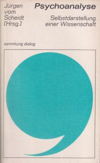 Scheidt, Psychoanalyse. (Umschlag)