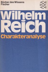 Reich, Charakteranalyse. (Umschlag)