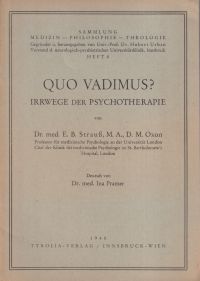 Strauss, Quo vadimus? (Umschlag)