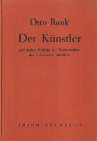 Rank, Der Künstler und andere Beiträge zur Psychoanalyse des dichterischen Schaf (Umschlag)