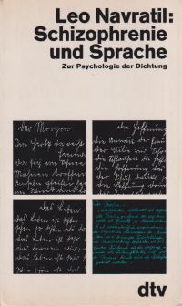Navratil, Schizophrenie und Sprache. (Umschlag)