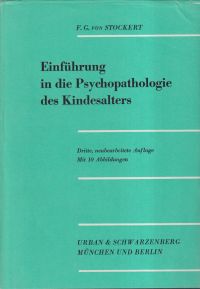 Stockert, Einführung in die Psychopathologie des Kindesalters. (Umschlag)