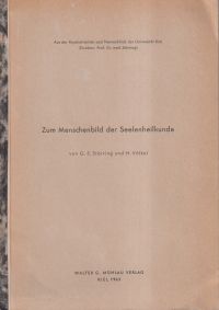 Störring, Zum Menschenbild der Seelenheilkunde. (Umschlag)