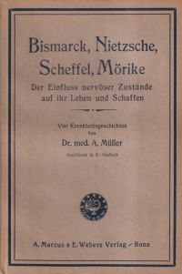 Müller, Bismarck, Nietzsche, Scheffel, Mörike. (Umschlag)