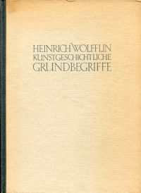 Wölfflin, Kunstgeschichtliche Grundbegriffe. (Umschlag)