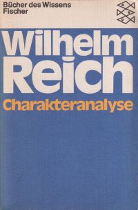 Reich, Charakteranalyse. (Umschlag)