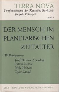 Der Mensch im planetarischen Zeitalter. (Umschlag)