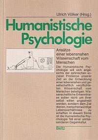 Völker, Humanistische Psychologie. (Umschlag)