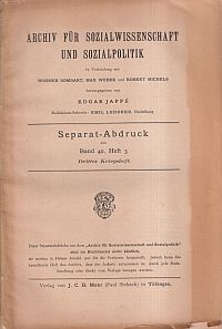 Michels, Die wirtschaftlichen Wirkungen des Völkerkrieges auf Italien in den ers (Umschlag)