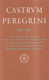Castrum Peregrini, Heft 261-262. (Umschlag)