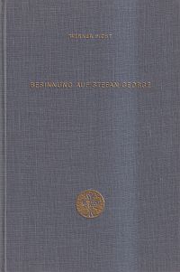 Picht, Besinnung auf Stefan George. (Umschlag)