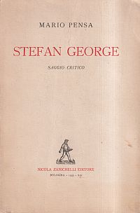 Pensa, Stefan George. (Umschlag)