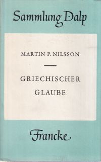 Nilsson, Griechischer Glaube. (Umschlag)