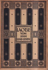 Laozi: Tao te king. (Umschlag)