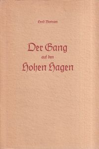 Bertram, Der Gang auf den Hohen Hagen. (Umschlag)