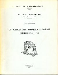 Foucher, La maison des masques à Sousse. (Umschlag)
