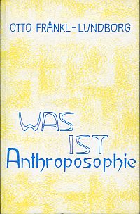 Fraenkl-Lundborg, Was ist Anthroposophie ? (Umschlag)